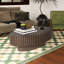 Table basse ovale fabriquée à la main-1695925042