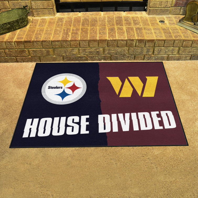 FANMATS NFL House Divided Mat - Steelers / Eagles