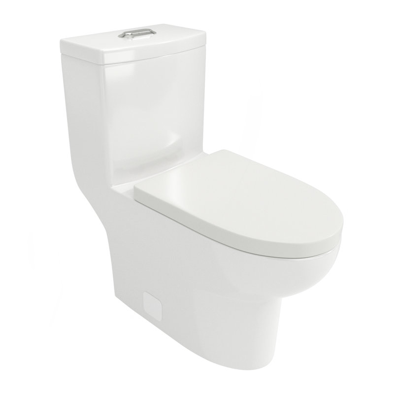 Toilette une pièce en céramique