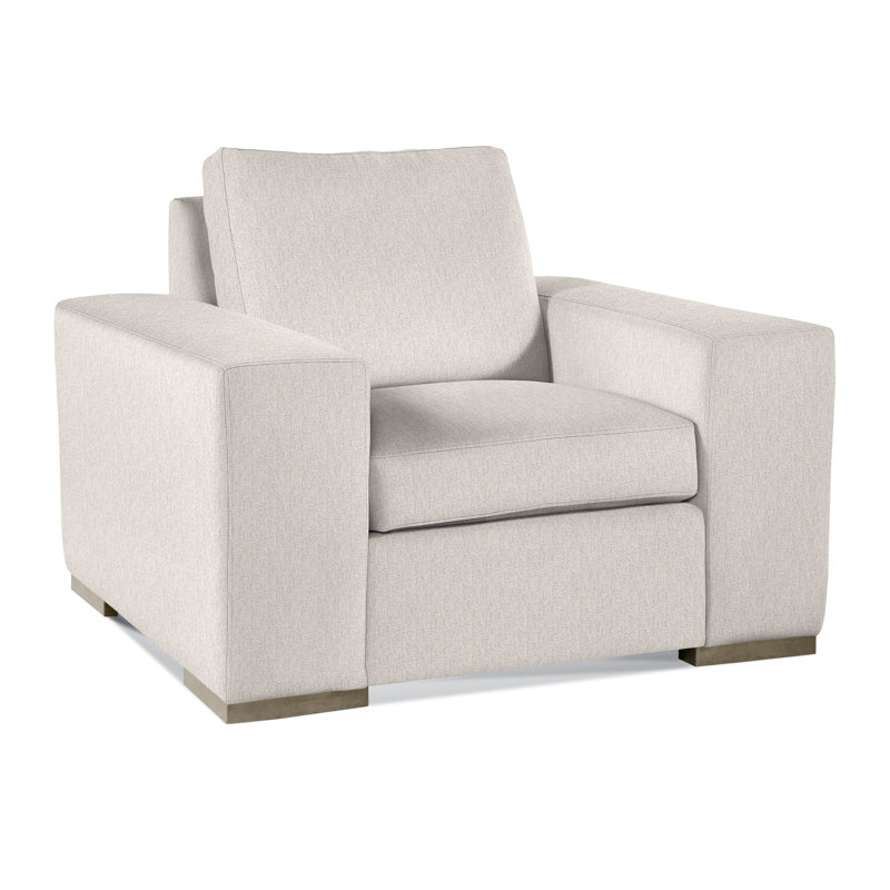 Memphis Upholstered Armchair, Snow Crypton Performance; 0884-91, Mineral