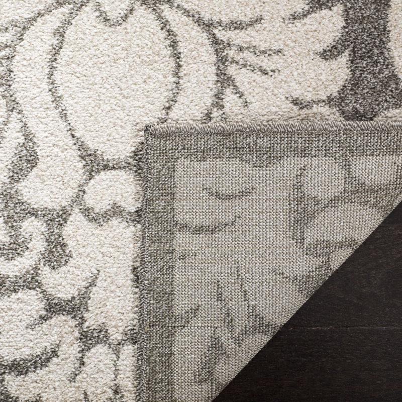 Tapis floral Carman Performance, Carré 9 pi