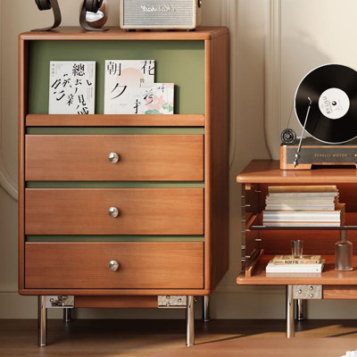 French Retro Large Capacity Accent Cabinet