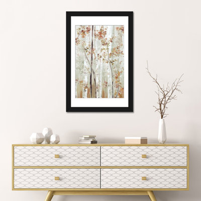 «Birch Wood II» par Eva Watts, reproduction d'art sur toile tendue