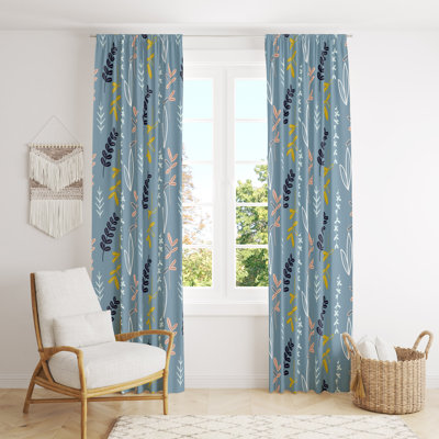 Semi Sheer Curtain Pair