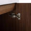 Meuble-lavabo mural 18,5 po avec lavabo en résine, porte simple à fermeture douce, panneau de fibres à densité moyenne-510785081