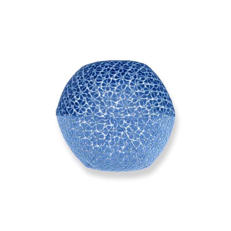 Reversible Throw Pillow, Royal Blue