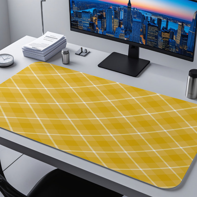 Polyester Desk Pad, 14.4x12.1