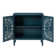 Molini 32" Tall 2-Door Openwork Carving Accent Cabinet with Solid Wood Legs