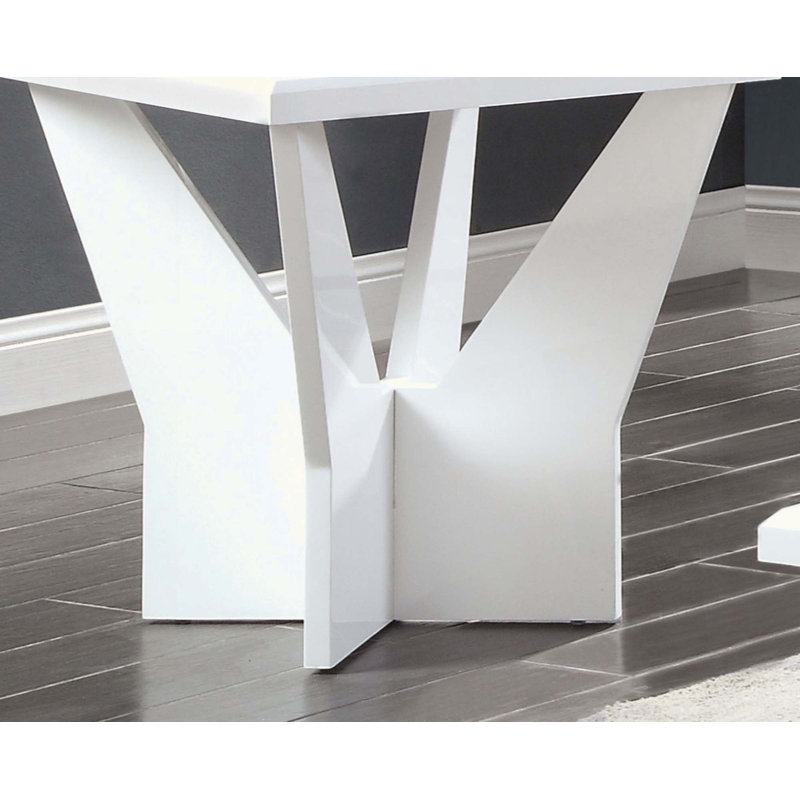 Table de bout blanche 1Pc