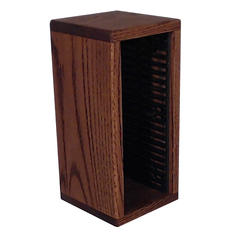 Étagère de rangement multimédia 80 cd, Foncé