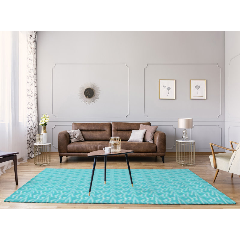 Chenille Geometric Indoor Rug, Rectangle 9' x 12'