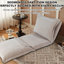 Fauteuil ajustable multifonctionnel, housse en chenille, siège convertible confortable à assise flexible, chenille, économie