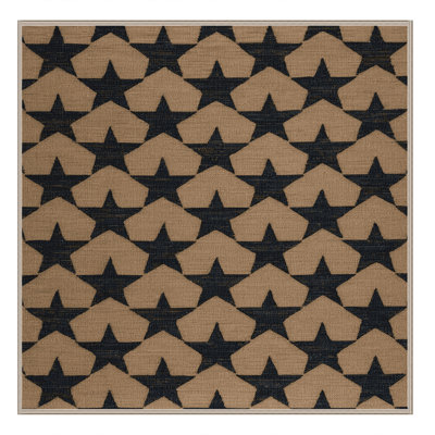 Tapis brun lavable à la machine