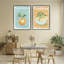 Ensemble de cadres flottants 2 pièces Citrus Twist Motif, design par Chad Barrett-659875060-659875062