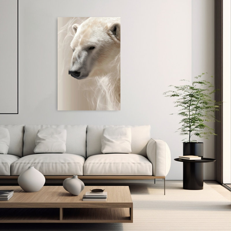 Ours polaire éthéré, 60" H x 40" W