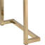 Banc avec base en C en métal