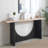 Console Table with Black Arch Base