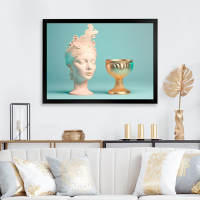 «Marble Woman surrealistic Universe II», reproduction sur toile