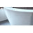 67'' Freestanding Whirlpool Tub Soaking Acrylic Bathtub With Faucet