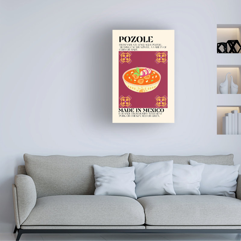 Art sur toile Gaec Studio Pozole, H 32 po x l 22 po x P 2 po