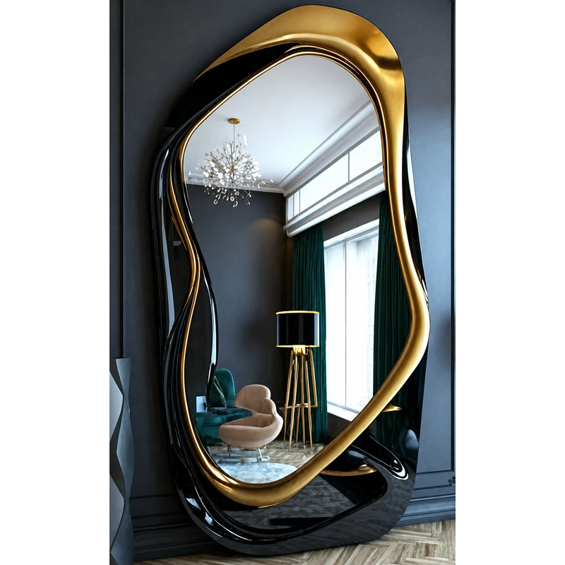 Solid Wood Freestanding Mirror