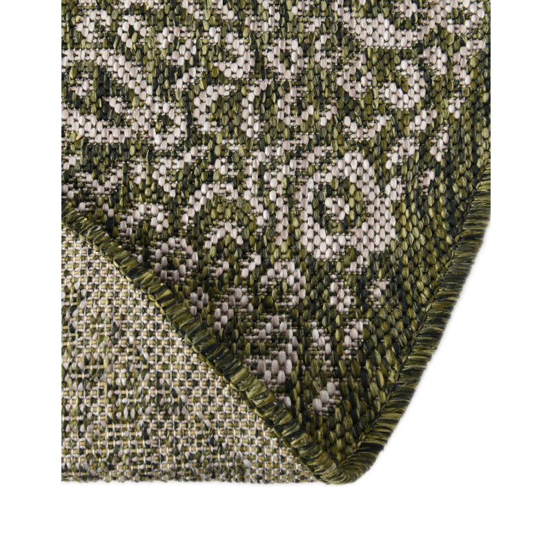 Finbar Oriental Indoor / Outdoor Rug, Round 13'