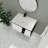 Kerrilee 32.17 " W Wall Mounted Wall Mounted 1 Single Vanity Bathroom Vanity With Ceramic Top