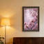 «Pink Cherry Blossoms Over Shimmering Water», art mural sur toile-132473736