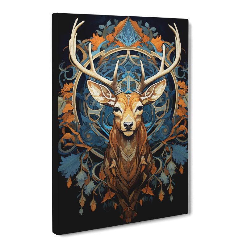Deer - Wrapped Canvas, 76cm H x 50cm W x 3cm D