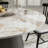 Small 43" Round Dining Modern Kitchen Table For 2/4 With Sintered Stone Top-124609283-124609284-125703006