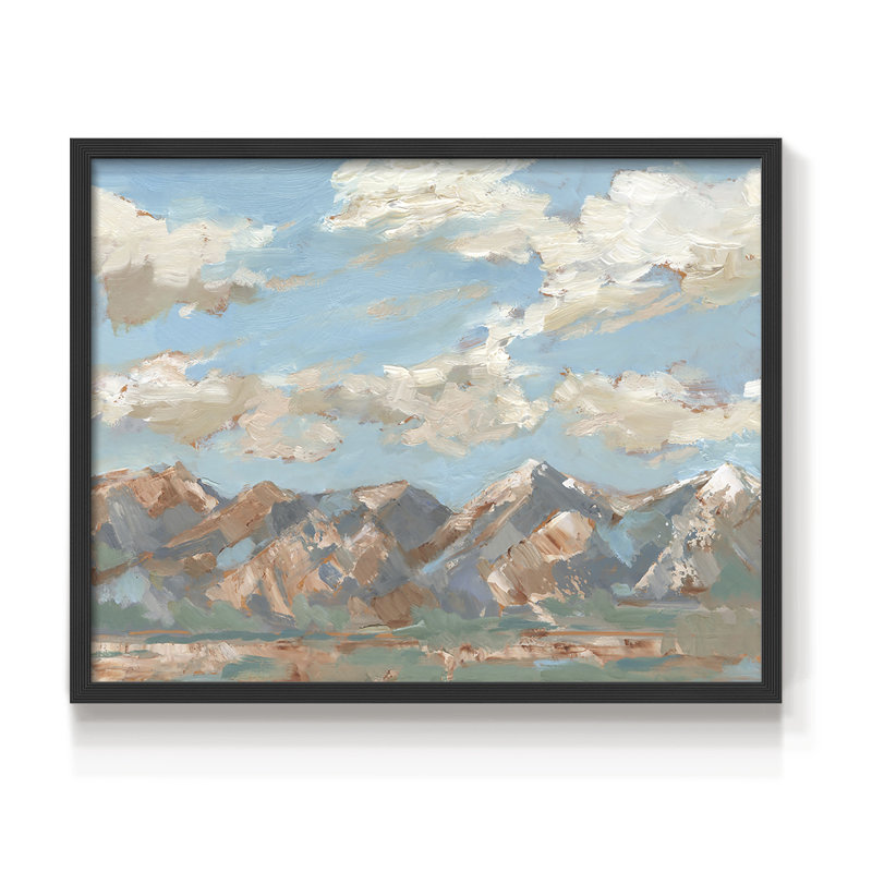 Pastel Western Vista I - reproduction encadrée