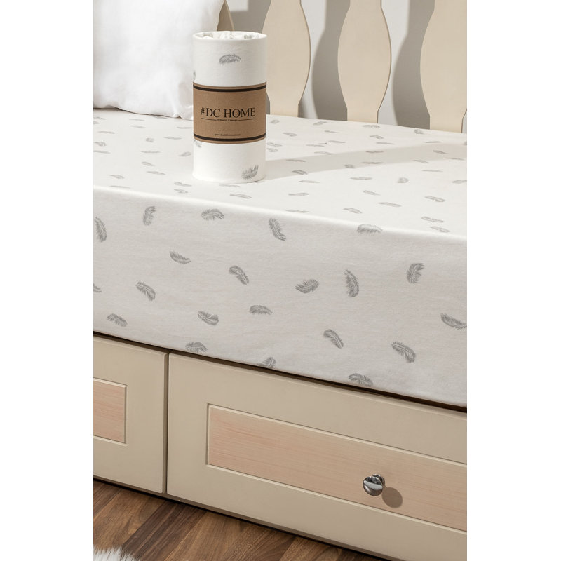 Drap-housse 100% coton 145 fils Asya