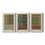 Nouveau Decorative IV - 3 Piece Wrapped Canvas Print-1365873203