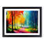 Colourful Spring Forest - Single Picture Frame Print-935616394-935609716
