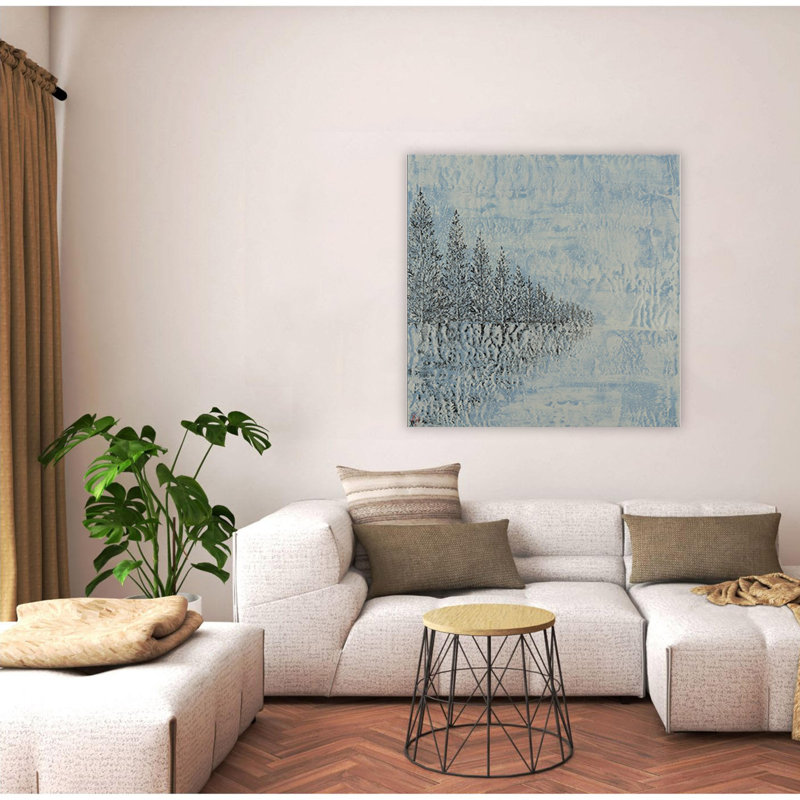 "Frozen Serenity", art mural sur toile, Toile tendue, H 30 po x l 30 po