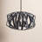 Safeera 3 - Light Black Geometric Pendant