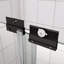 Porte de douche - Porte coulissante avec verre trempé de 1/4 po