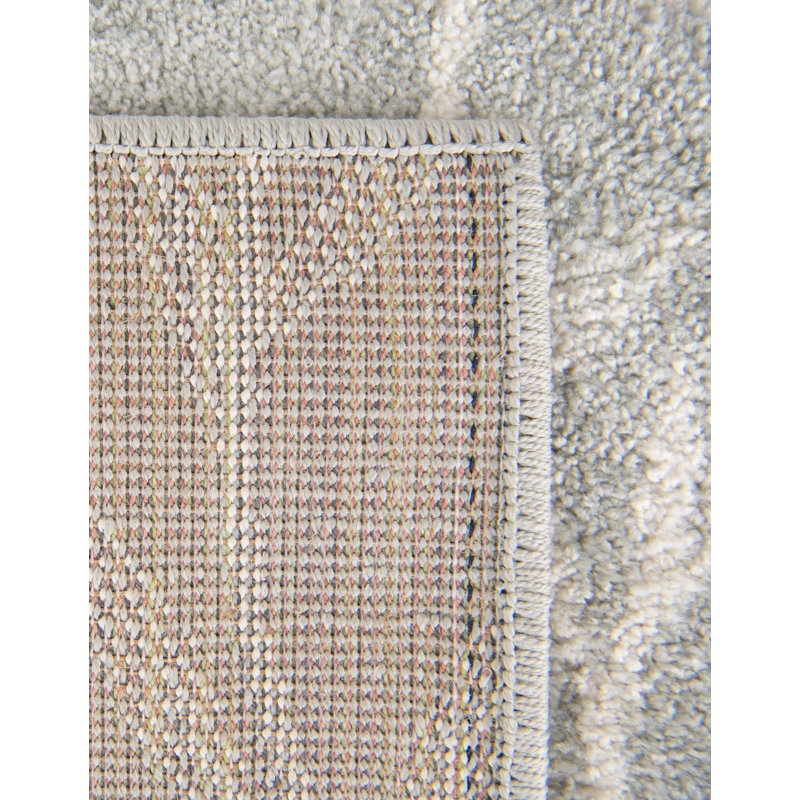 Whimsy Machine Woven Polypropylene Plastic Rug, Rectangle 7'10" x 10'