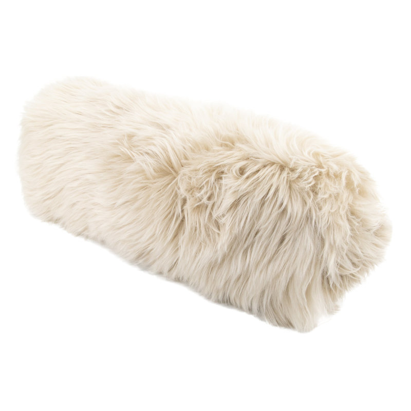 Arellanes Bolster Pillow Cover, Beige