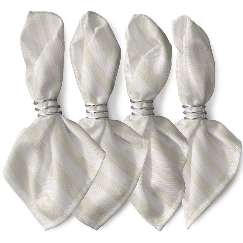 Guidinha Polyester Striped Square Napkin