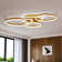 Bilol Classic Golden Ceiling Light 5-Light 110cm LED Flush Mount