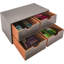 Subra Faux Leather Desk Organiser