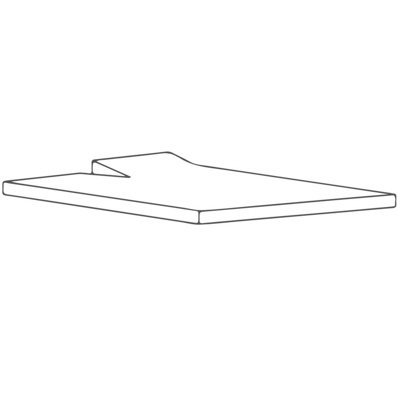 Cotton Blend Jersey Knit Fitted Sheet, 180 x 220 cm, Light Blue
