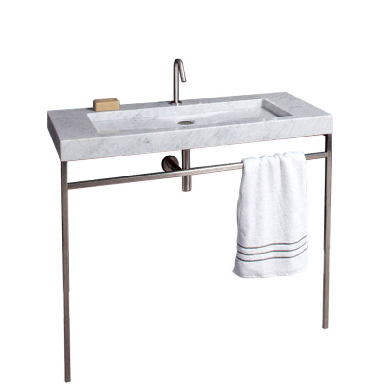 Aquastand Sink Stand Only, Polished Stainless Steel