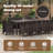 10 - Person Patio Dining Set with Rectangular Table