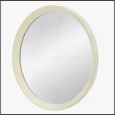 Exquisite Mango Wood Wall Mirror for Bathroom and Entryway, Blending Style and Functionality.