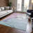 Machine Washable Indoor/Outdoor Xhevrie Seafoam Rug-425564623