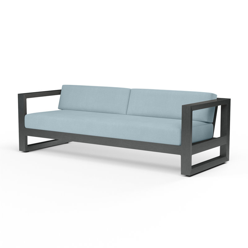 Redondo Outdoor 3 - Seat Patio Sofa, Canvas Skyline Sunbrella®, 3