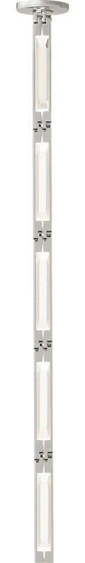 Catena 26 Pendant, Polished Nickel, 3000 Kelvins, Surface
