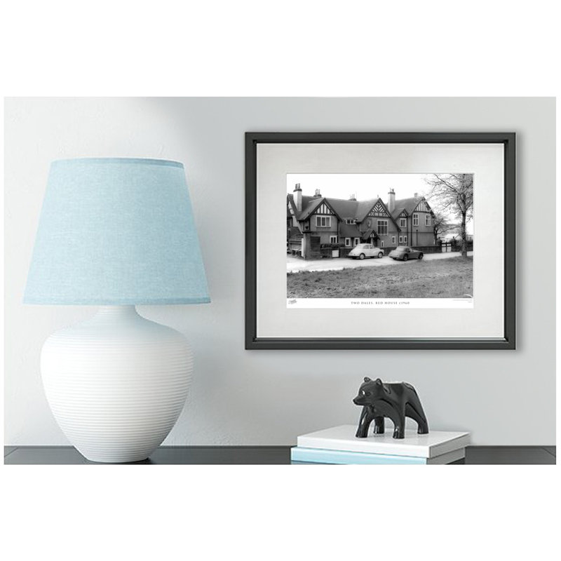 Two Dales, Red House C1960 - Single Picture Frame Print, 45cm H x 60cm W x 2.3cm D